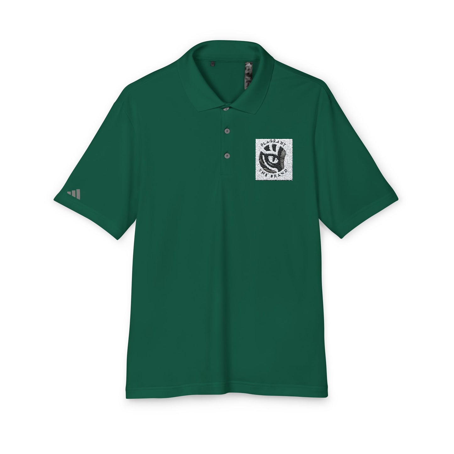 adidas Unisex Performance Polo with Graphic Print - Casual Sporty Apparel