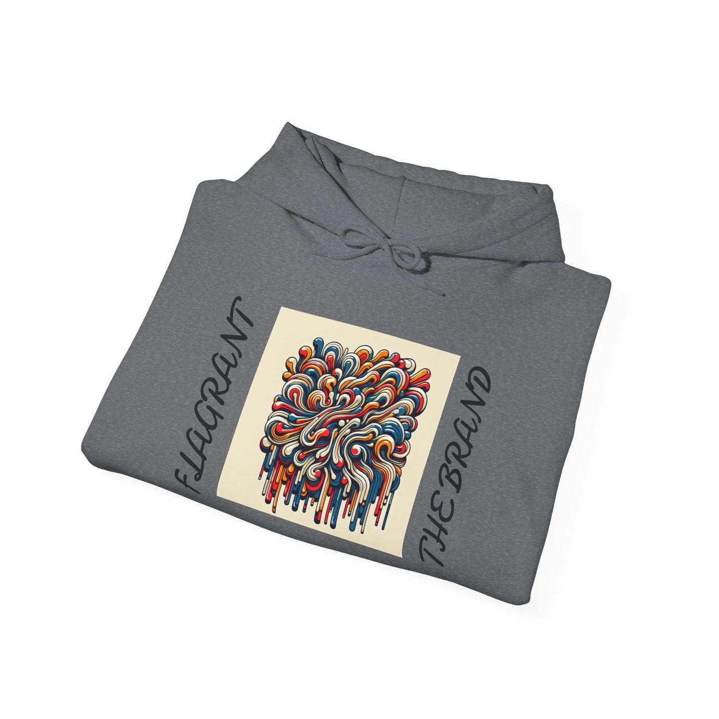 Flair & Bold Unisex Heavy Blend Hoodie - Artistic Design for Everyday Comfort