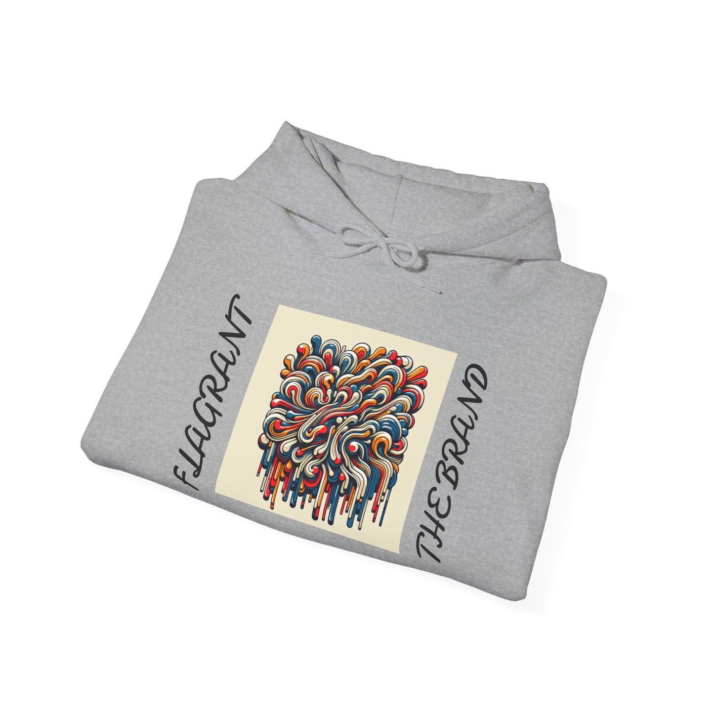 Flair & Bold Unisex Heavy Blend Hoodie - Artistic Design for Everyday Comfort
