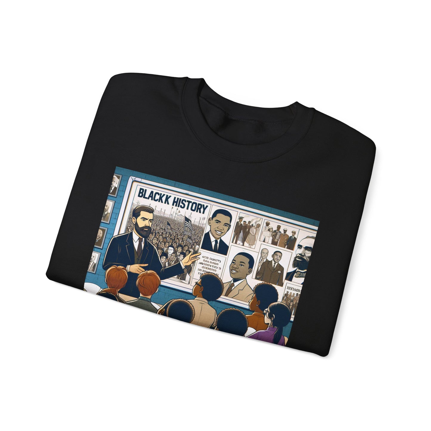 Black History Crewneck Sweatshirt - Unisex Heavy Blend™