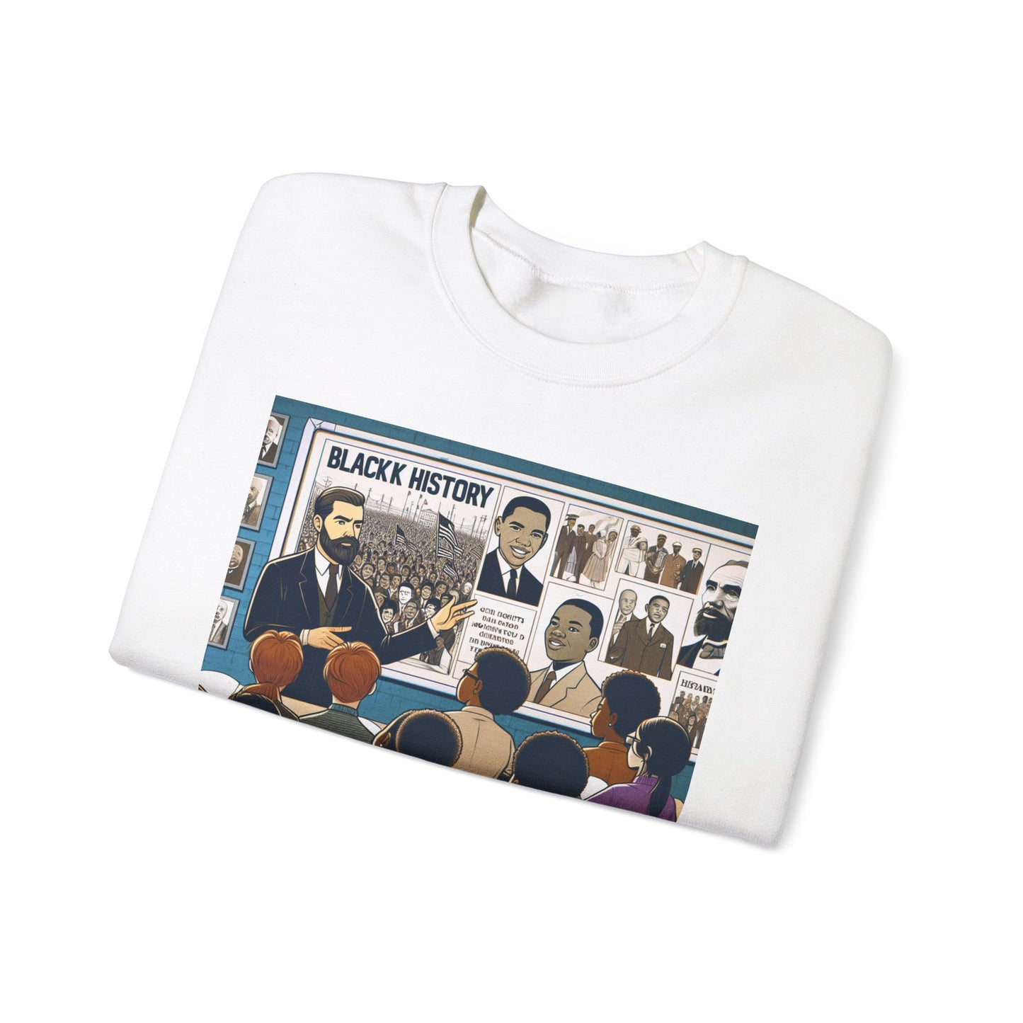 Black History Crewneck Sweatshirt - Unisex Heavy Blend™