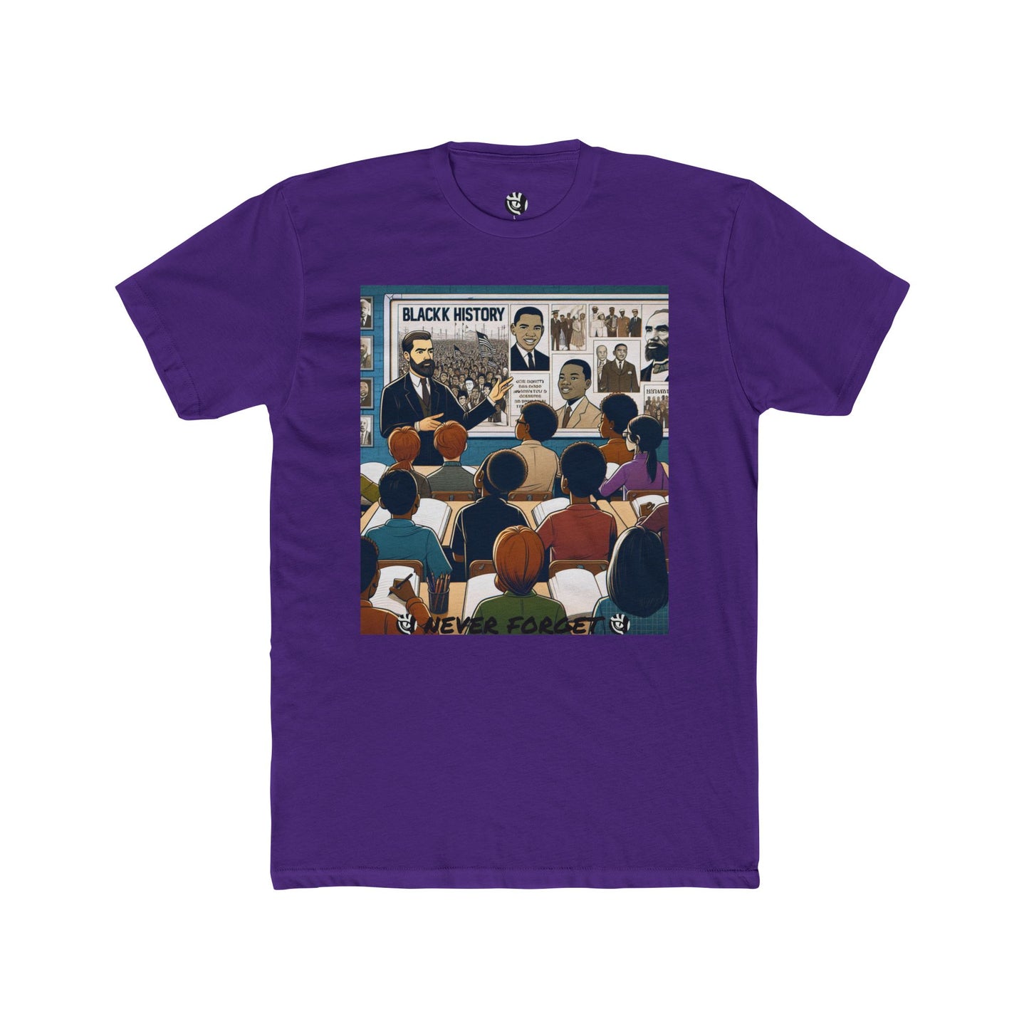 Unisex Cotton Crew Tee - Celebrating Black History Design