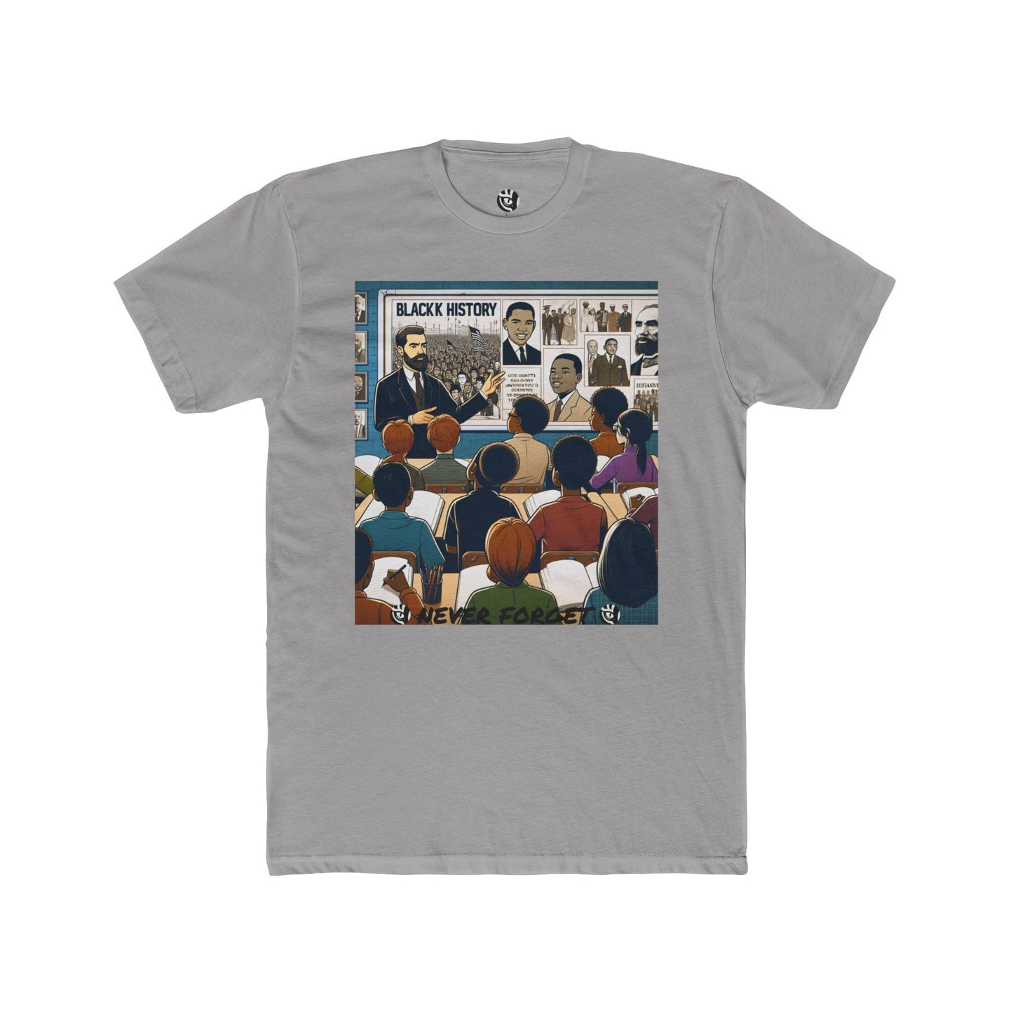 Unisex Cotton Crew Tee - Celebrating Black History Design