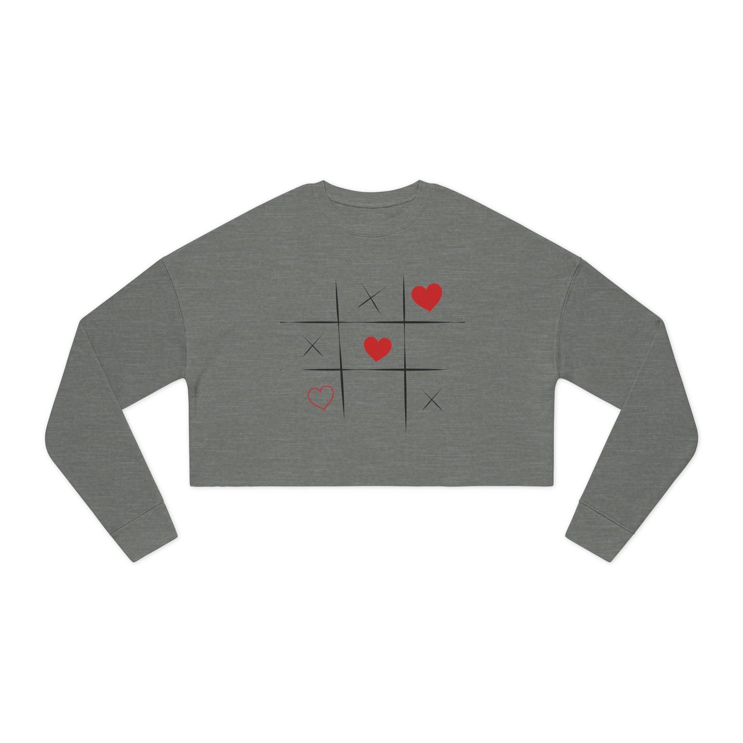 Trendy Women's Cropped Sweatshirt