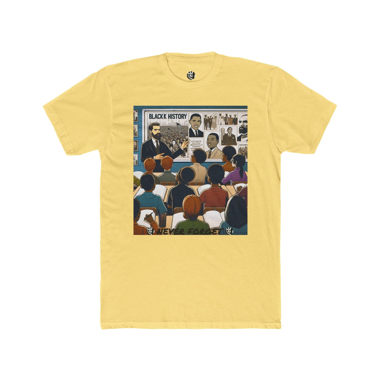Unisex Cotton Crew Tee - Celebrating Black History Design