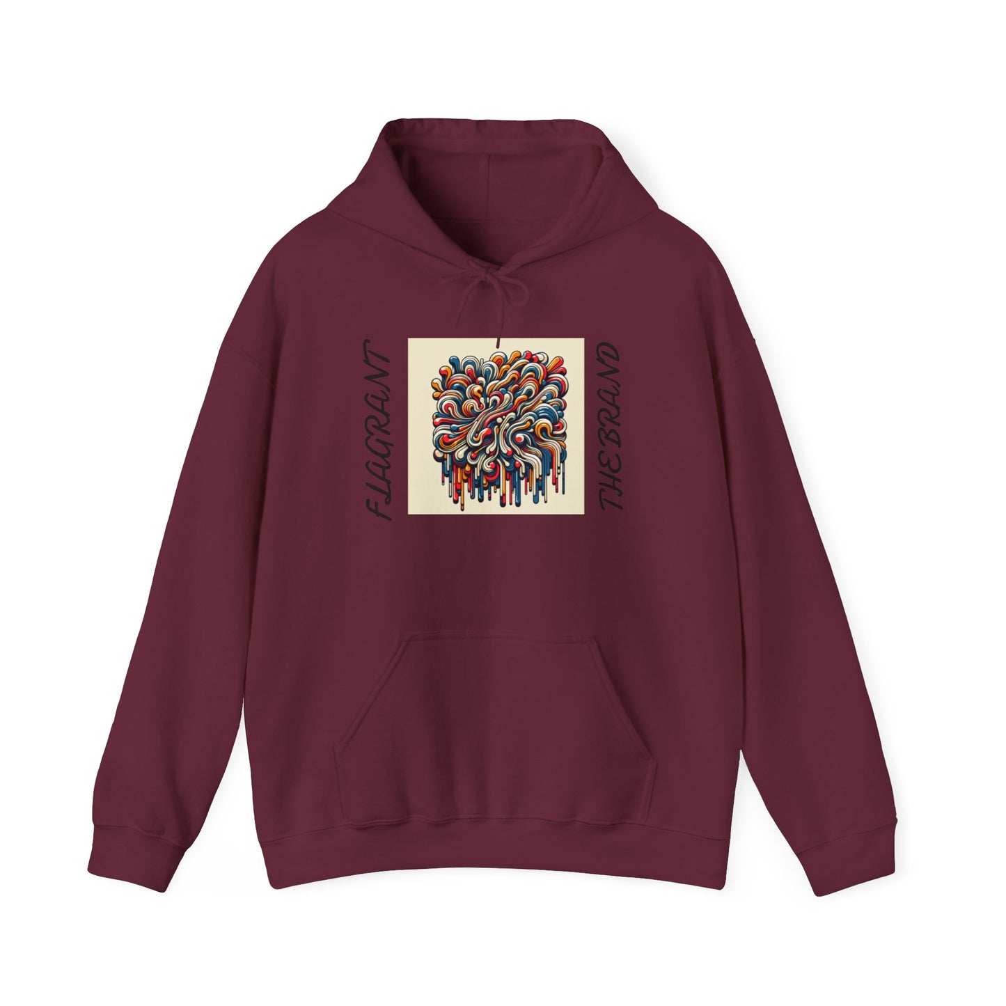 Flair & Bold Unisex Heavy Blend Hoodie - Artistic Design for Everyday Comfort