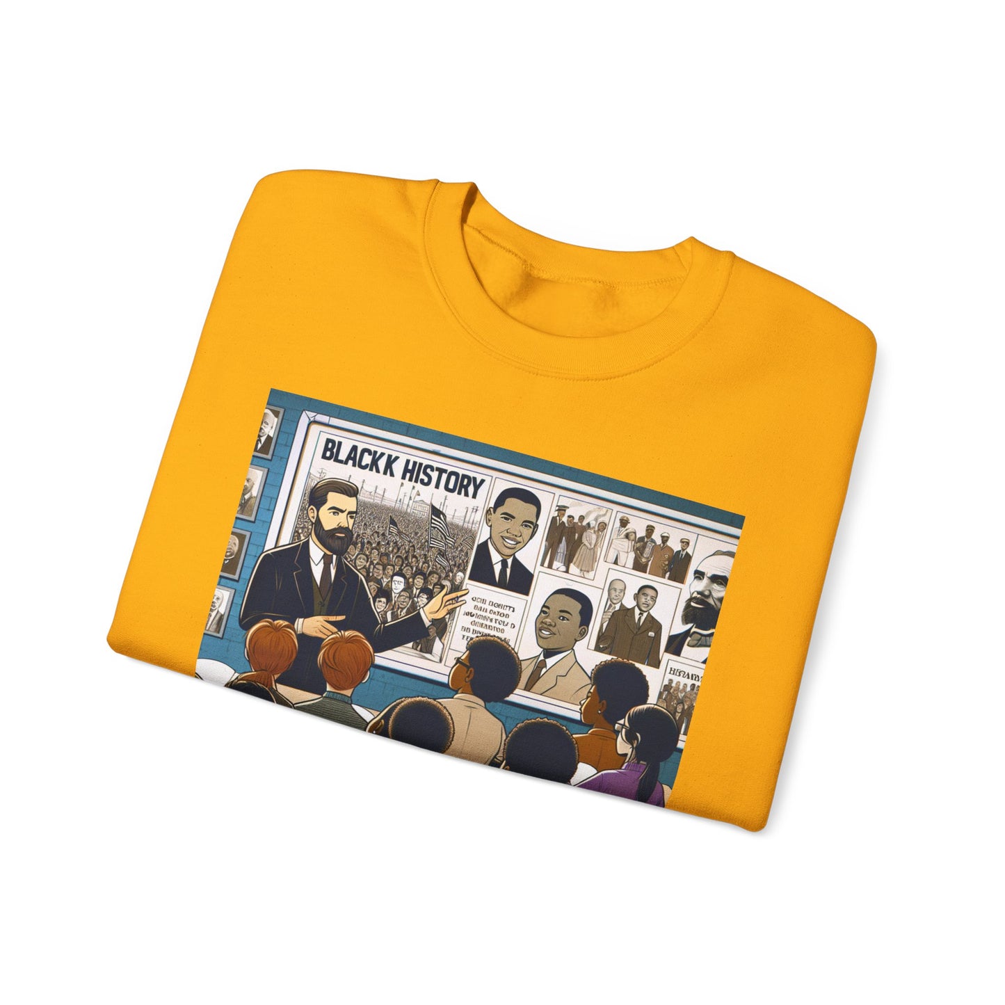 Black History Crewneck Sweatshirt - Unisex Heavy Blend™