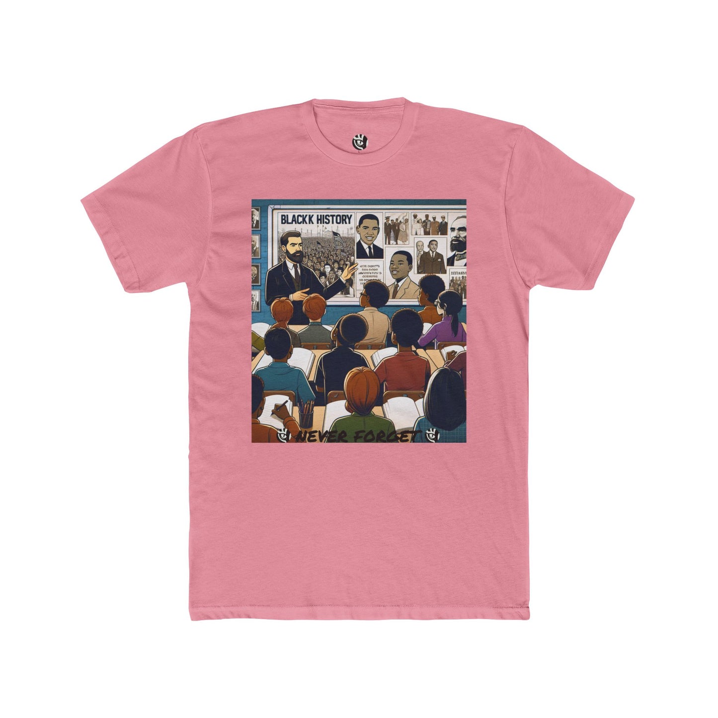 Unisex Cotton Crew Tee - Celebrating Black History Design
