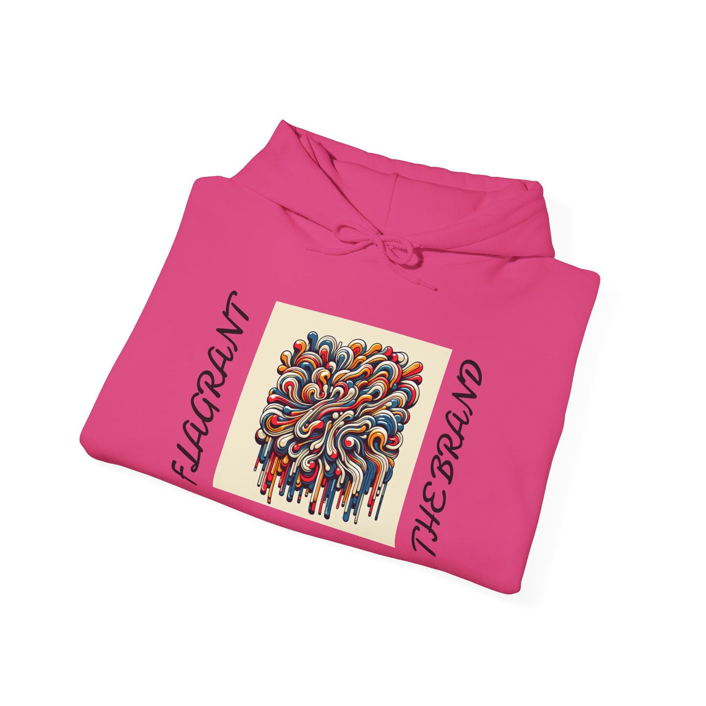 Flair & Bold Unisex Heavy Blend Hoodie - Artistic Design for Everyday Comfort
