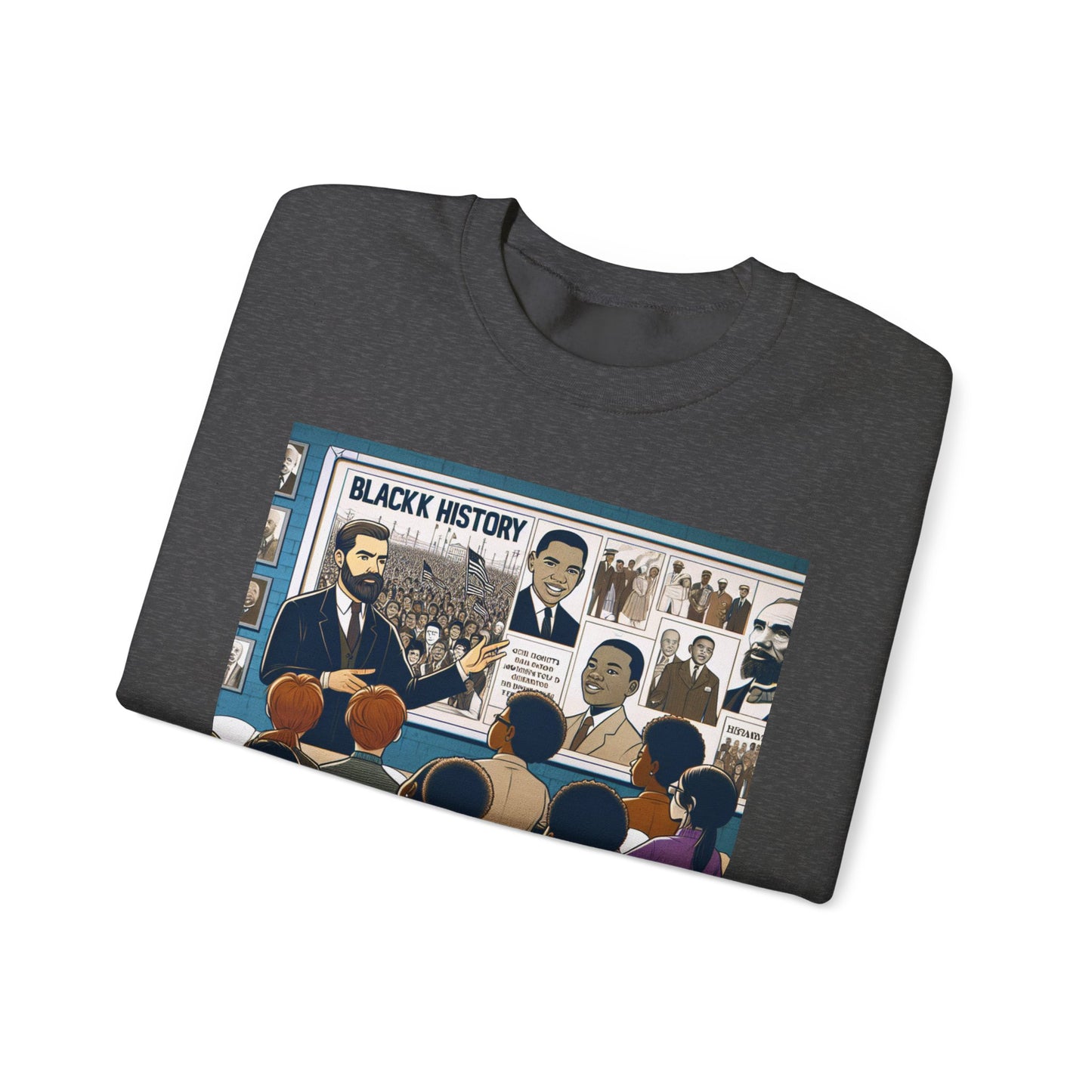 Black History Crewneck Sweatshirt - Unisex Heavy Blend™