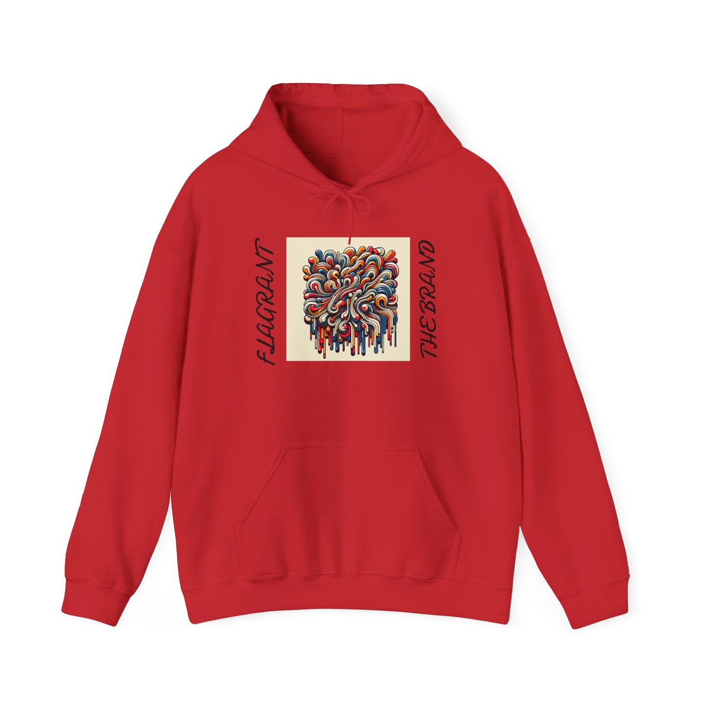 Flair & Bold Unisex Heavy Blend Hoodie - Artistic Design for Everyday Comfort