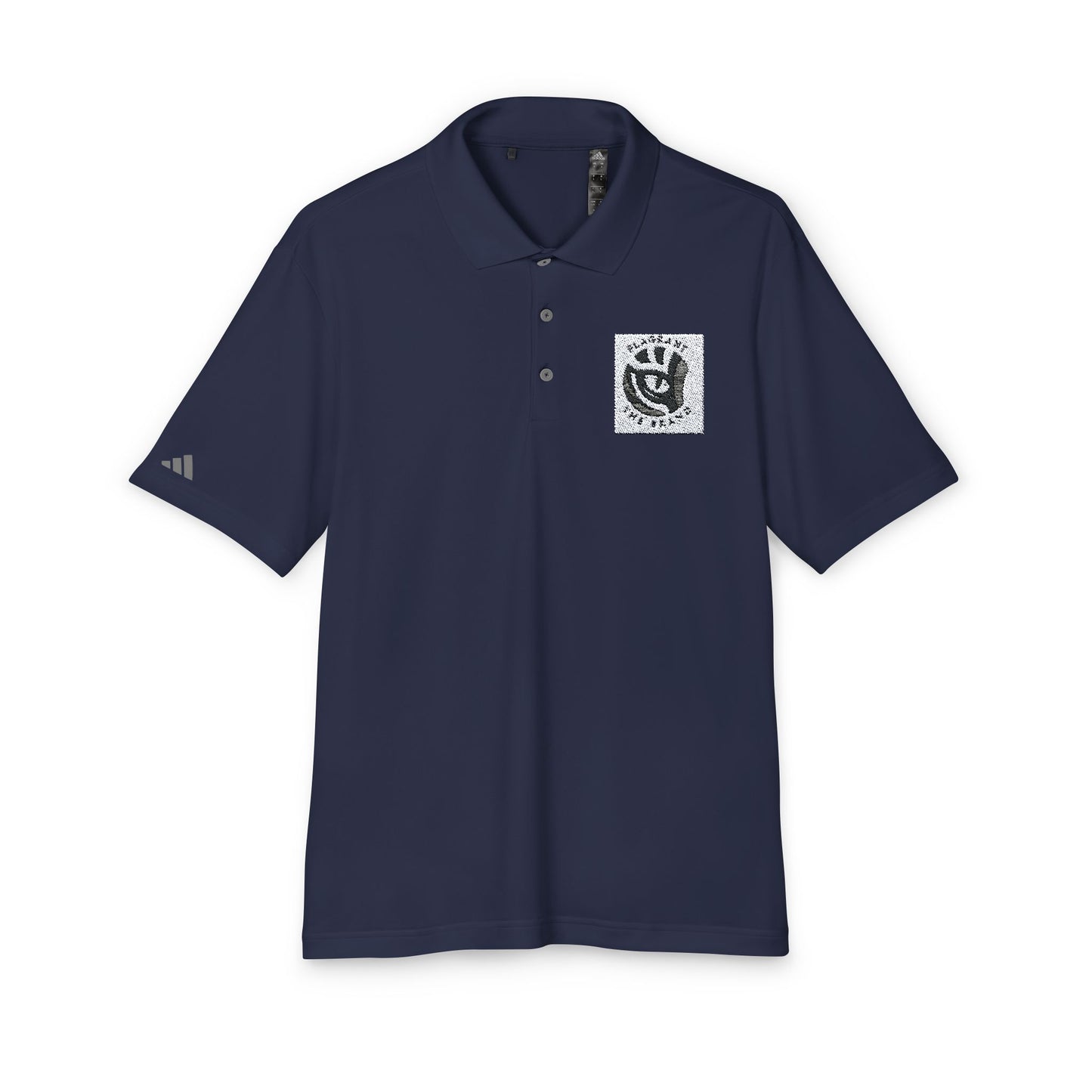 adidas Unisex Performance Polo with Graphic Print - Casual Sporty Apparel