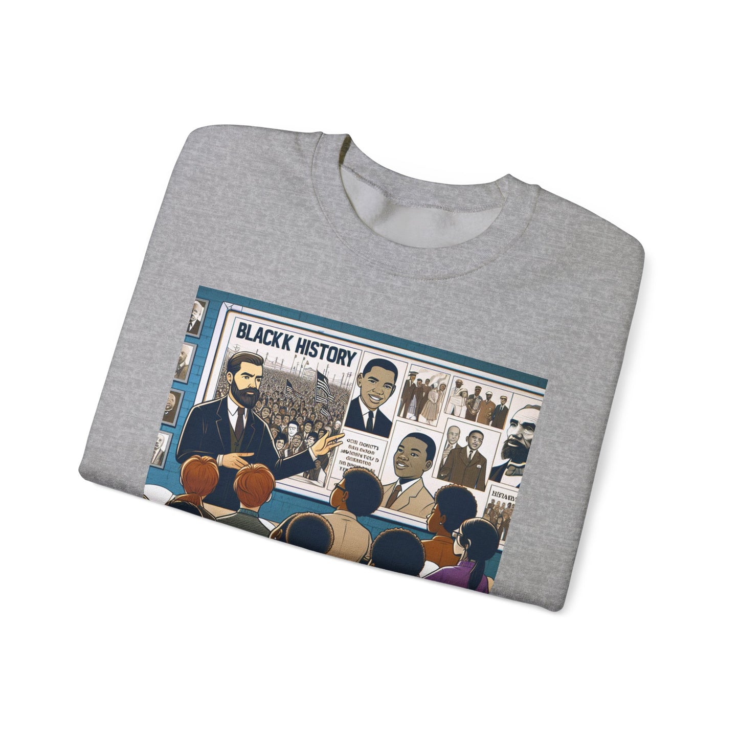 Black History Crewneck Sweatshirt - Unisex Heavy Blend™
