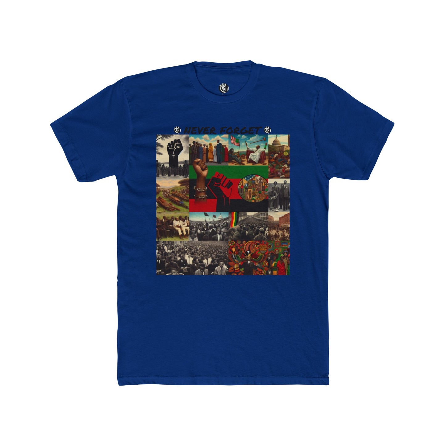 Never Forget Black History Unisex Cotton Crew Tee