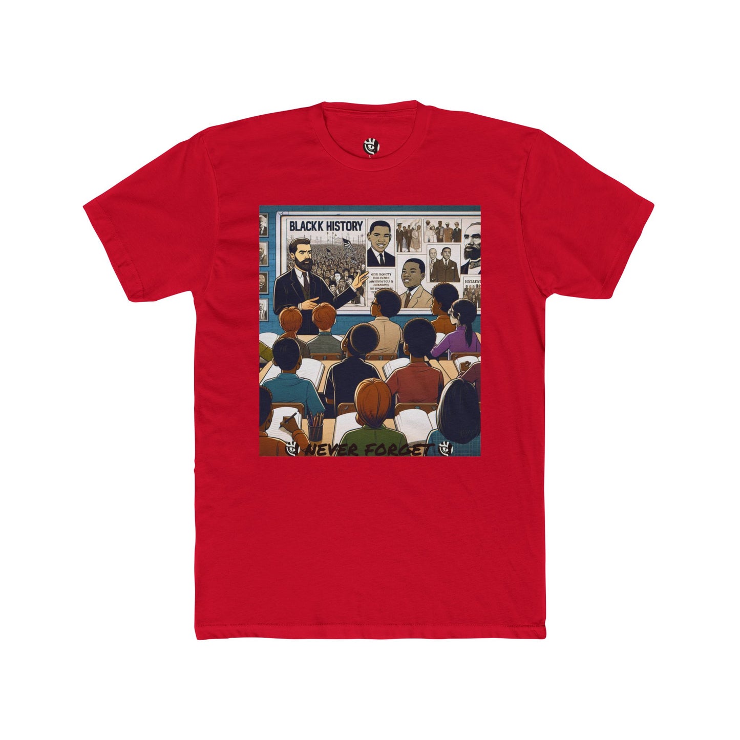 Unisex Cotton Crew Tee - Celebrating Black History Design