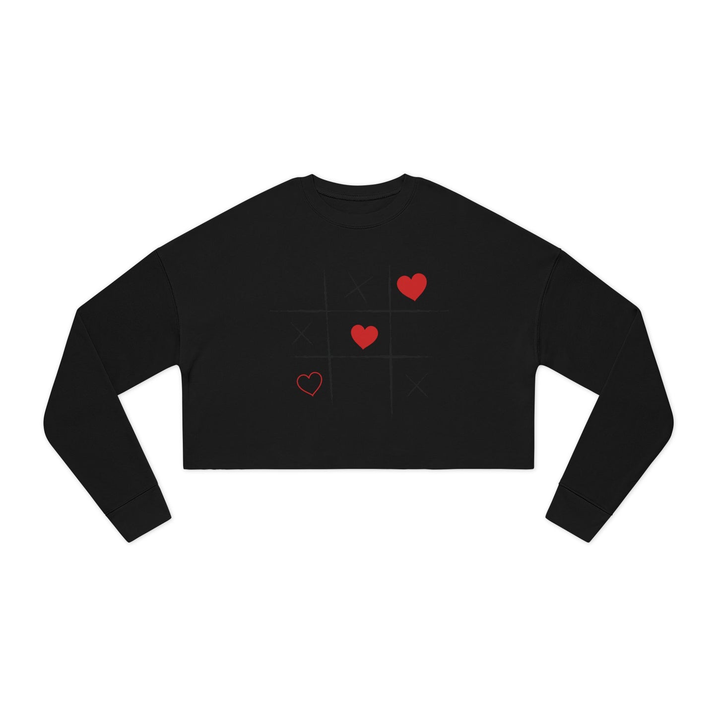 Trendy Women's Cropped Sweatshirt