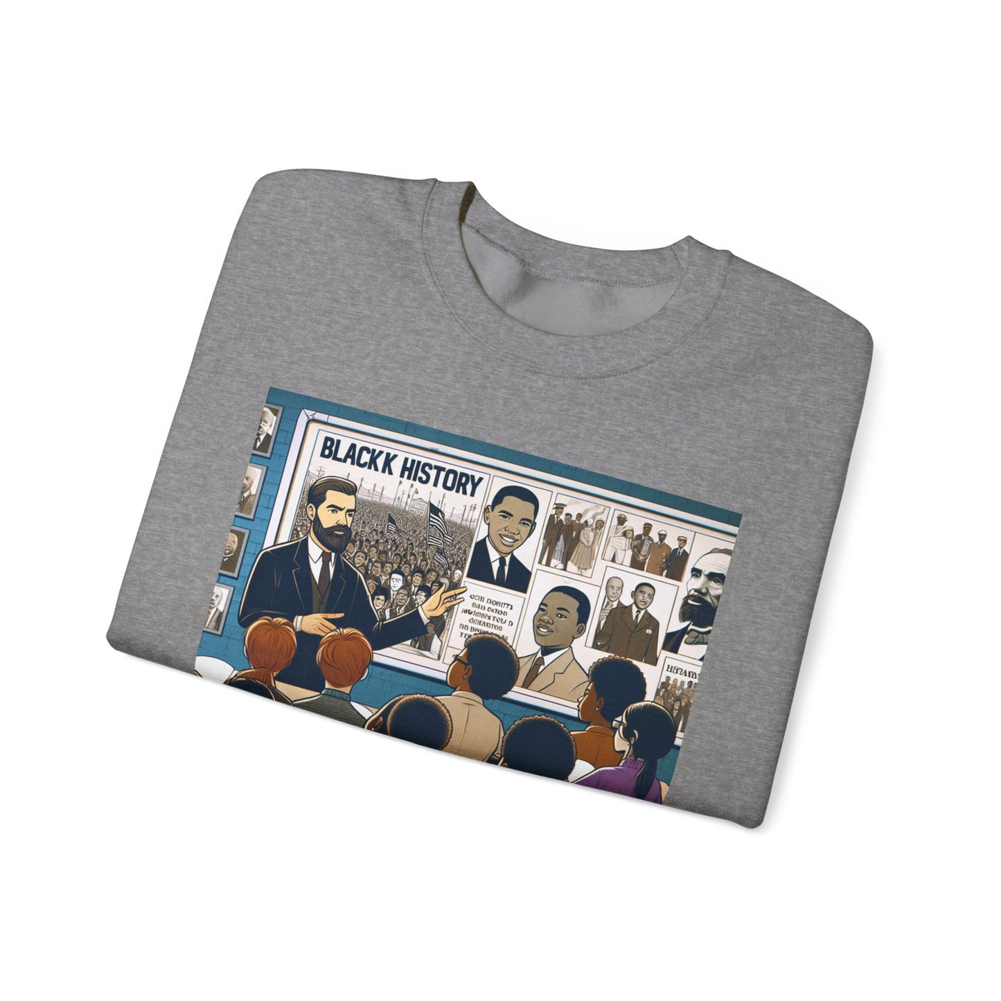 Black History Crewneck Sweatshirt - Unisex Heavy Blend™