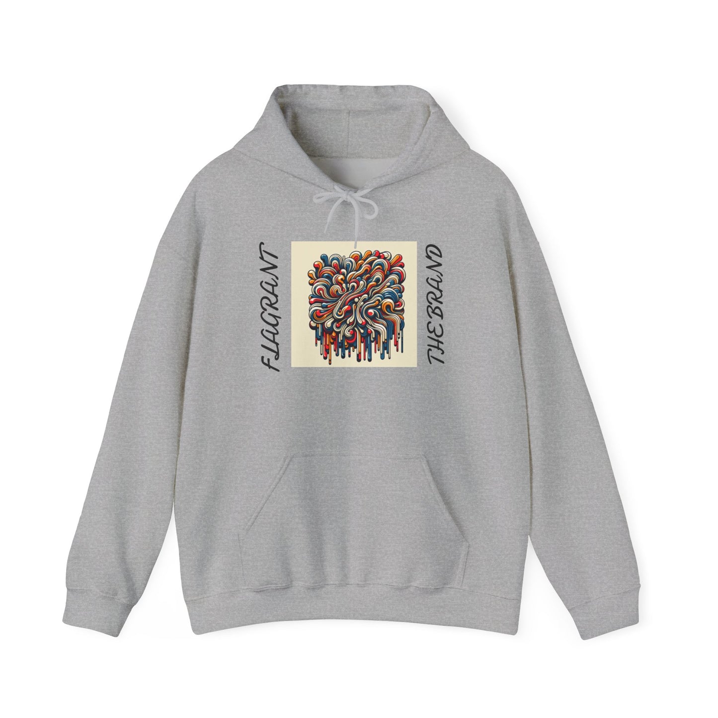 Flair & Bold Unisex Heavy Blend Hoodie - Artistic Design for Everyday Comfort