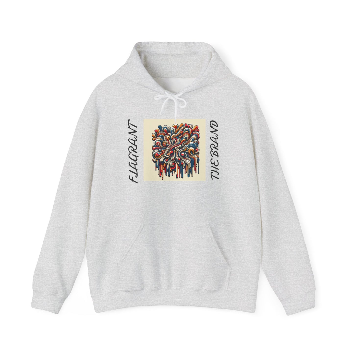 Flair & Bold Unisex Heavy Blend Hoodie - Artistic Design for Everyday Comfort