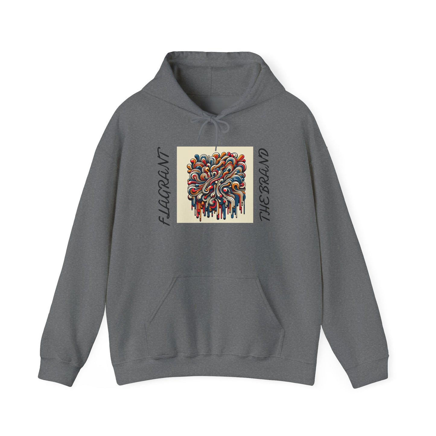 Flair & Bold Unisex Heavy Blend Hoodie - Artistic Design for Everyday Comfort