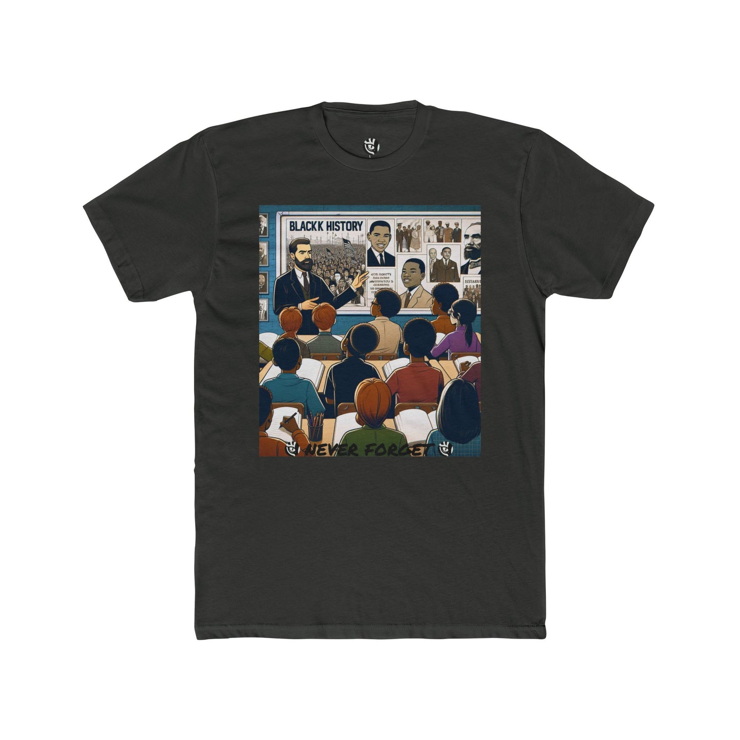 Unisex Cotton Crew Tee - Celebrating Black History Design