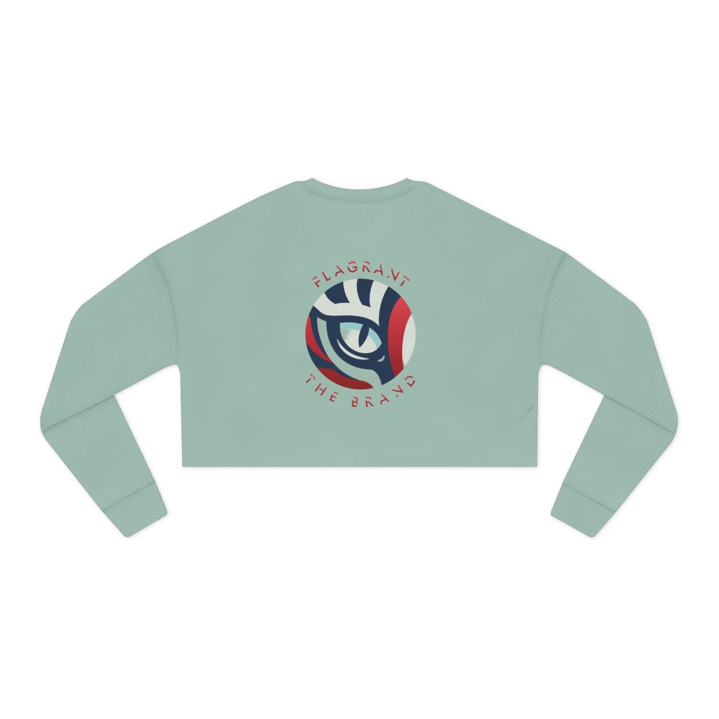 Trendy Women's Cropped Sweatshirt