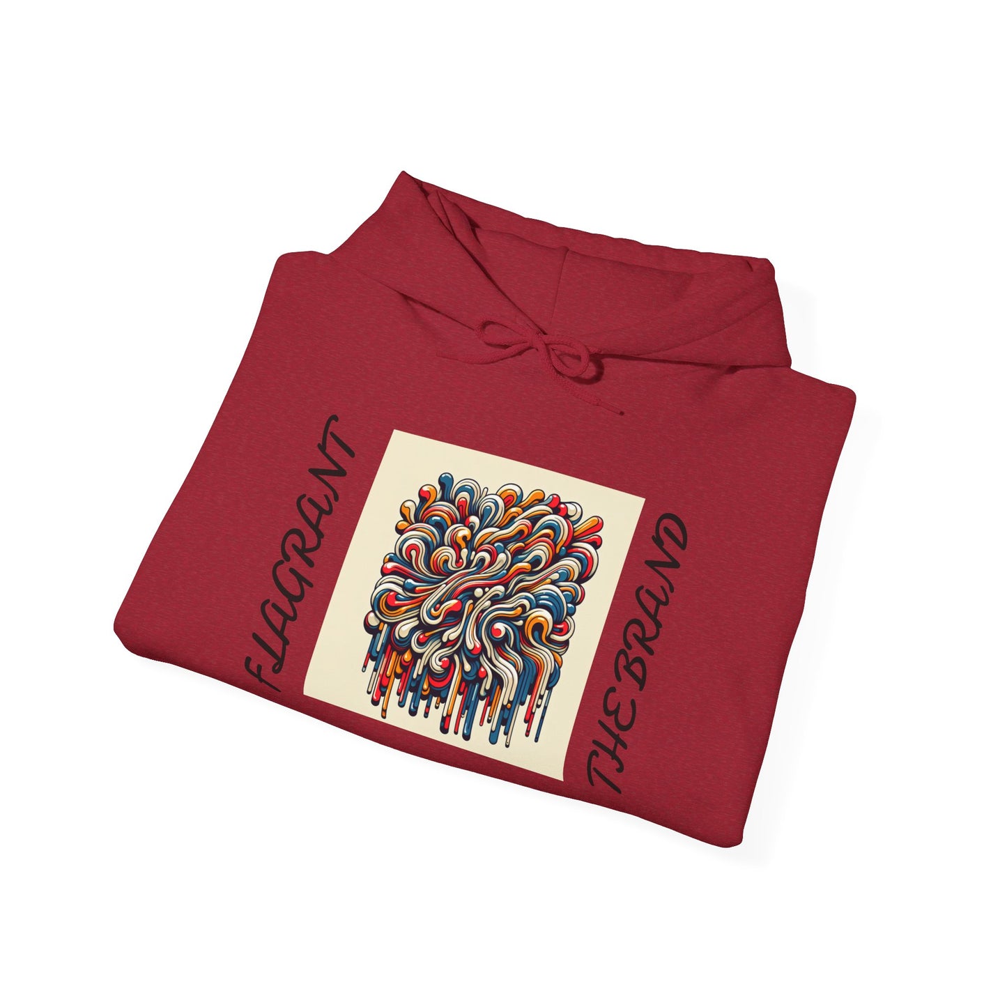 Flair & Bold Unisex Heavy Blend Hoodie - Artistic Design for Everyday Comfort
