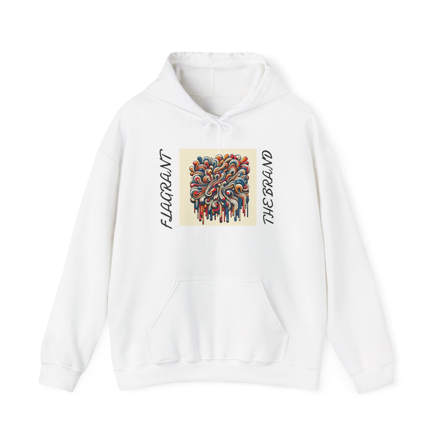 Flair & Bold Unisex Heavy Blend Hoodie - Artistic Design for Everyday Comfort