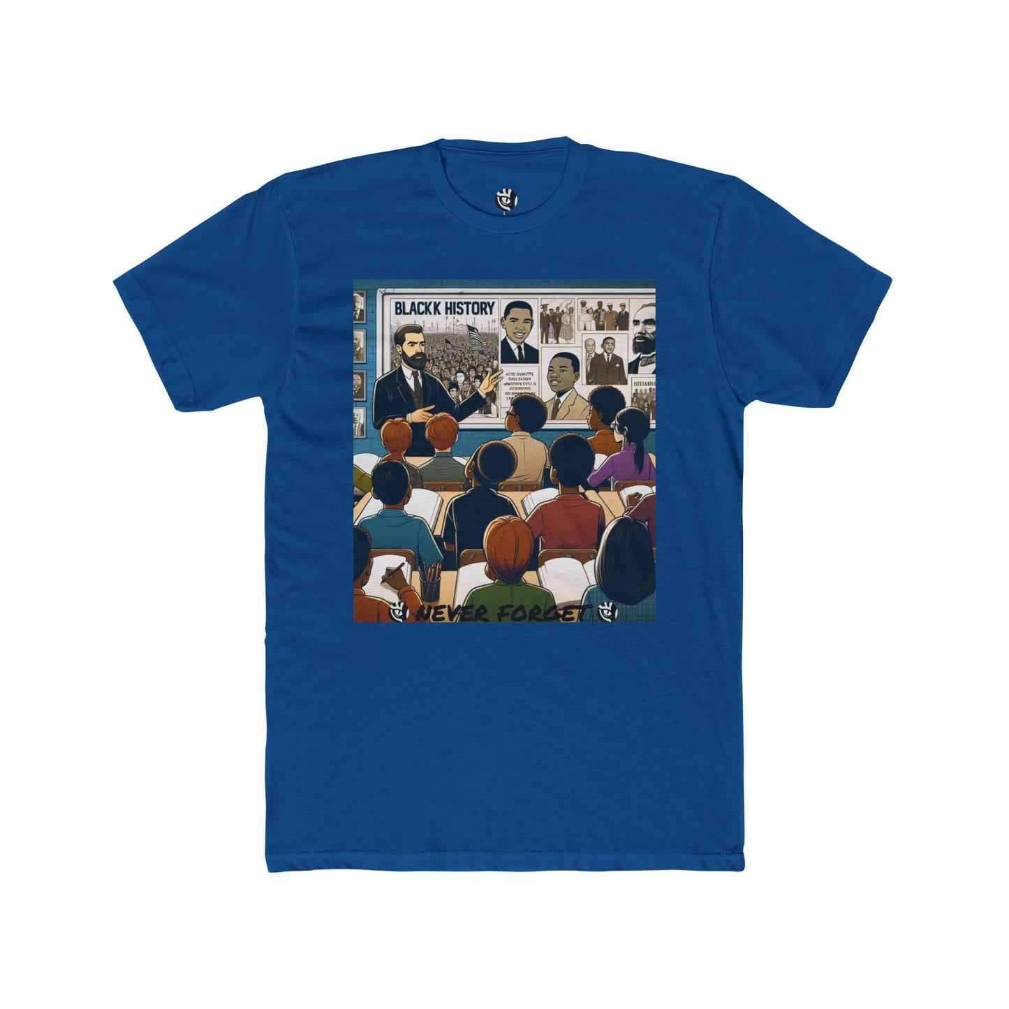 Unisex Cotton Crew Tee - Celebrating Black History Design