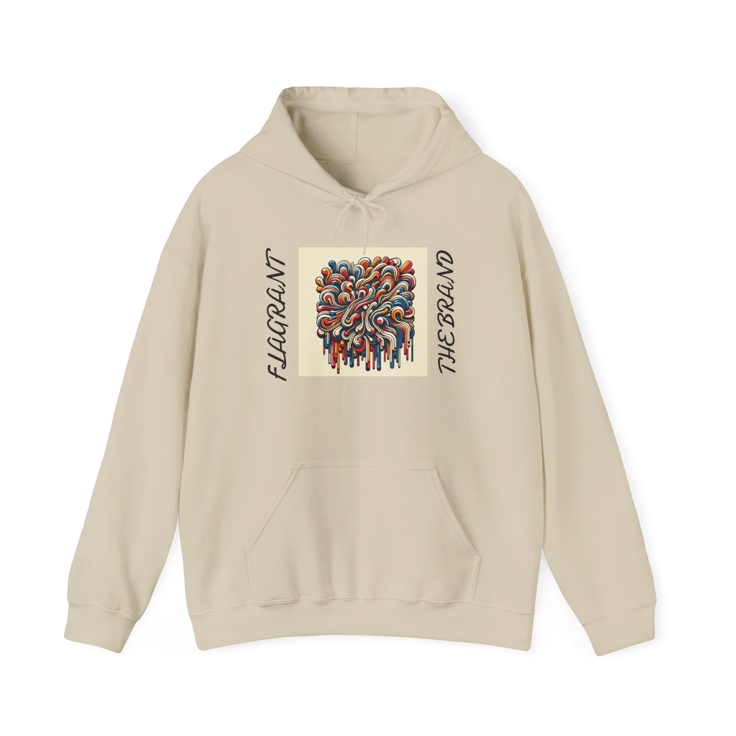 Flair & Bold Unisex Heavy Blend Hoodie - Artistic Design for Everyday Comfort