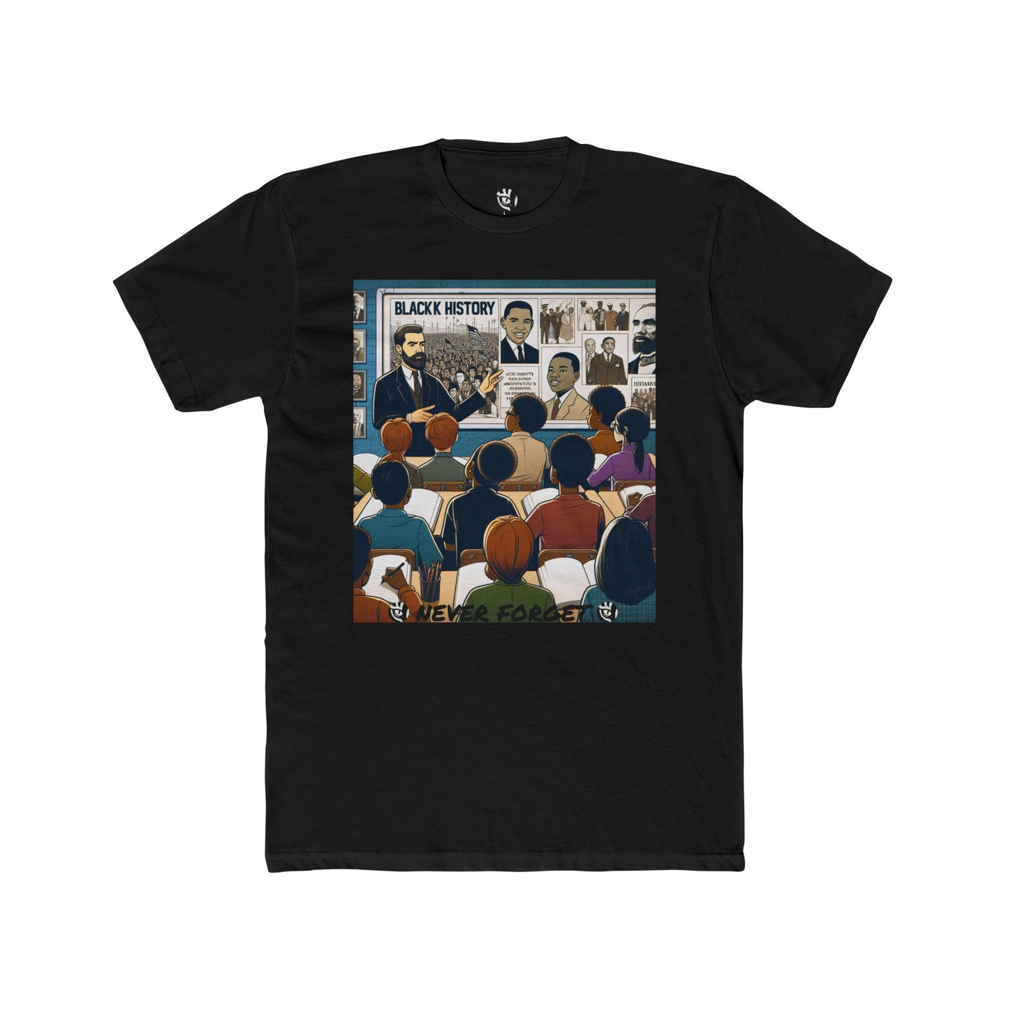 Unisex Cotton Crew Tee - Celebrating Black History Design