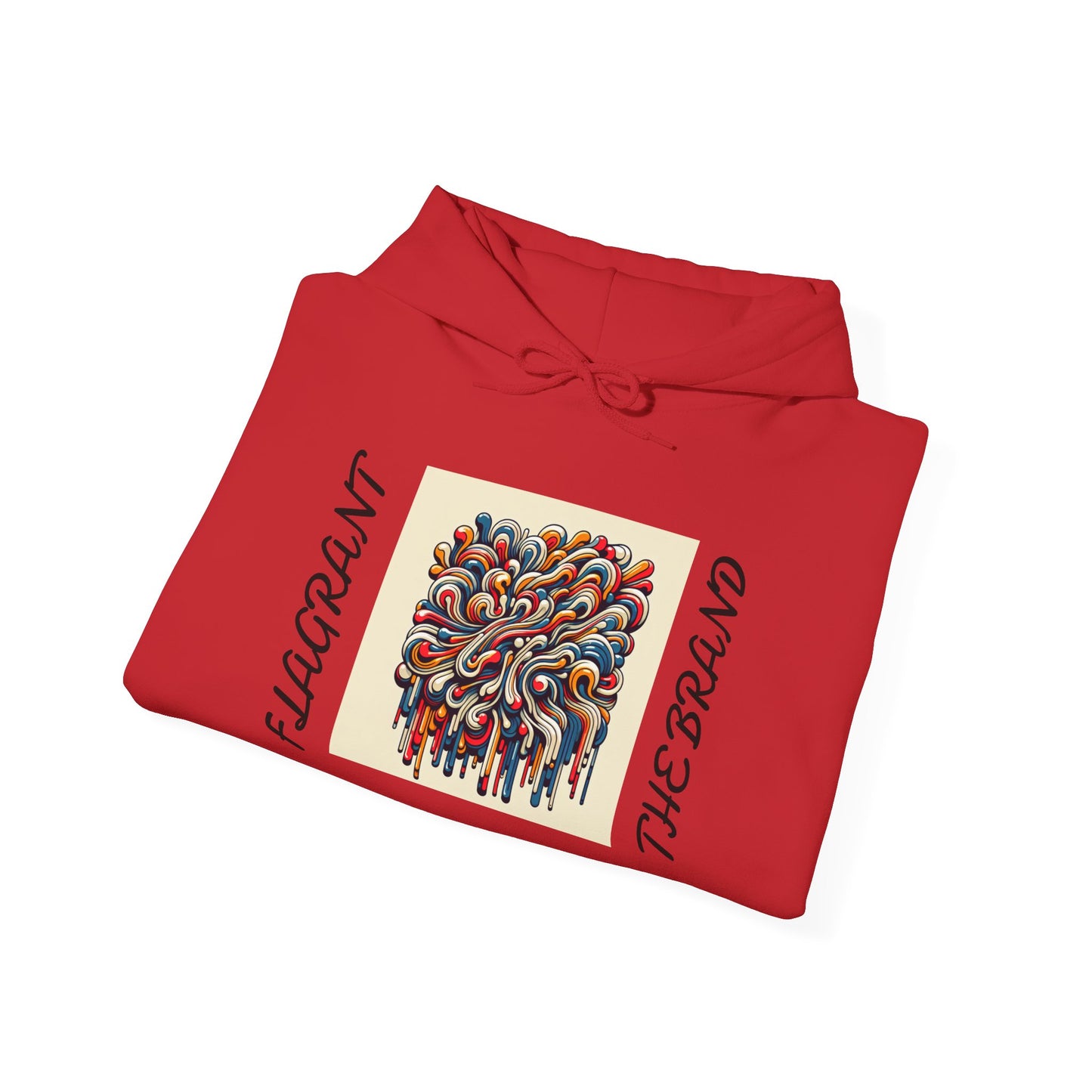 Flair & Bold Unisex Heavy Blend Hoodie - Artistic Design for Everyday Comfort