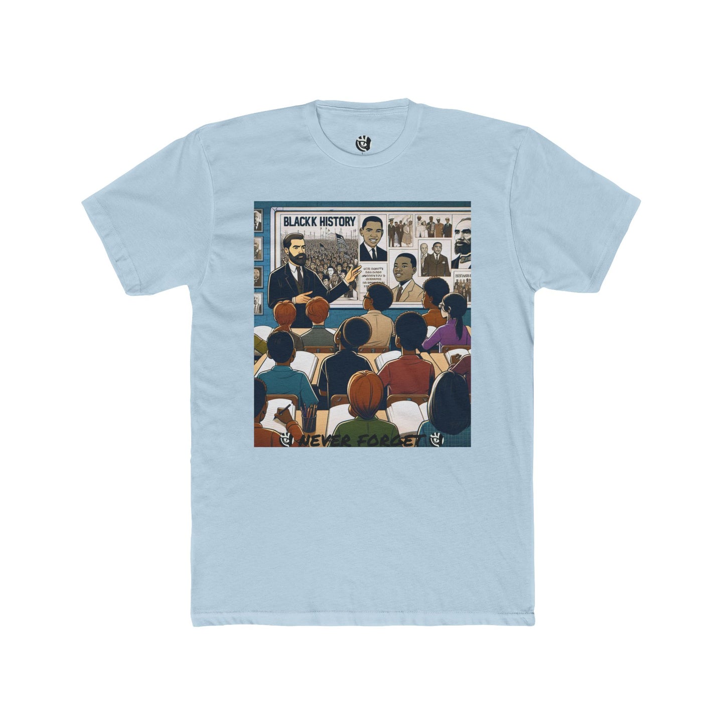 Unisex Cotton Crew Tee - Celebrating Black History Design