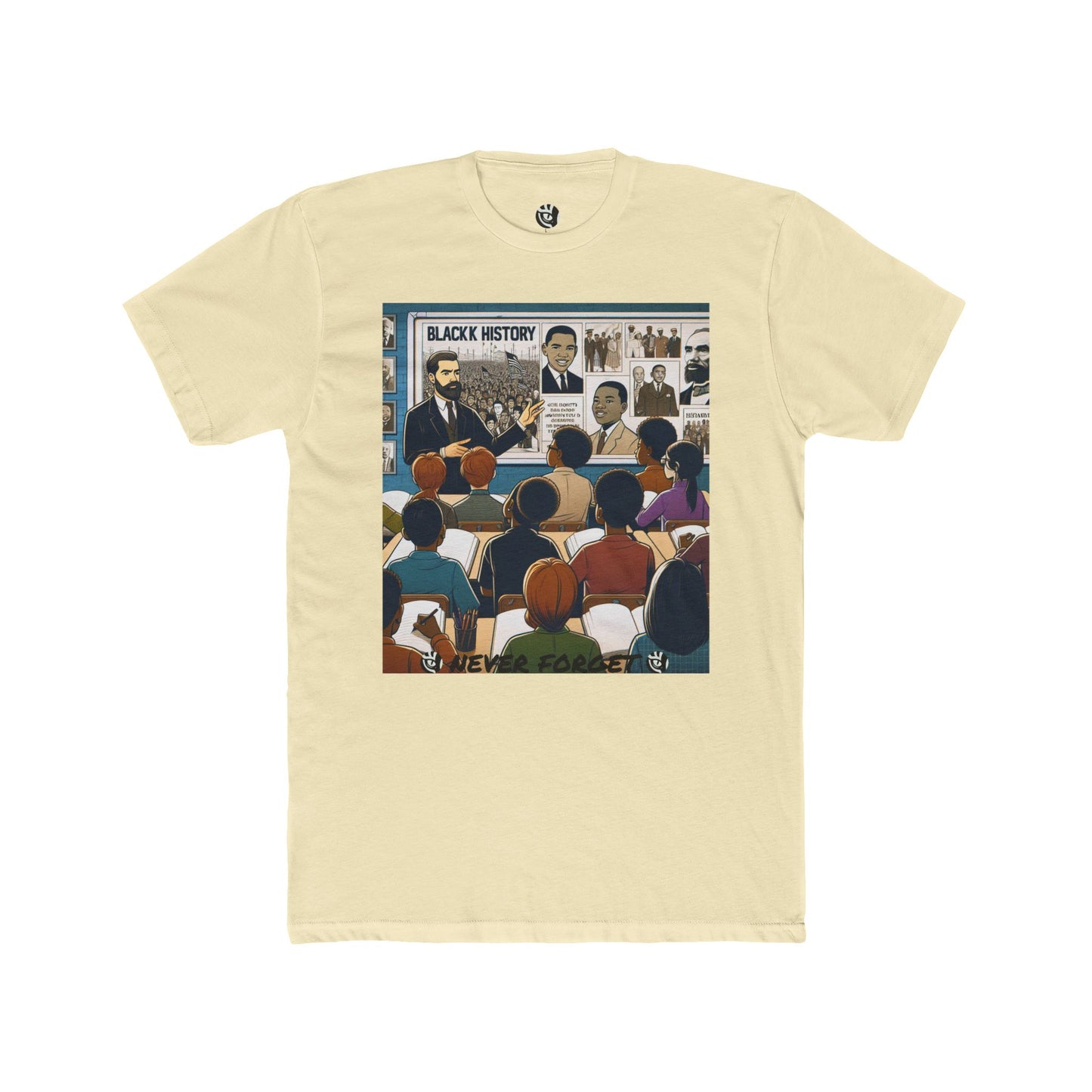 Unisex Cotton Crew Tee - Celebrating Black History Design