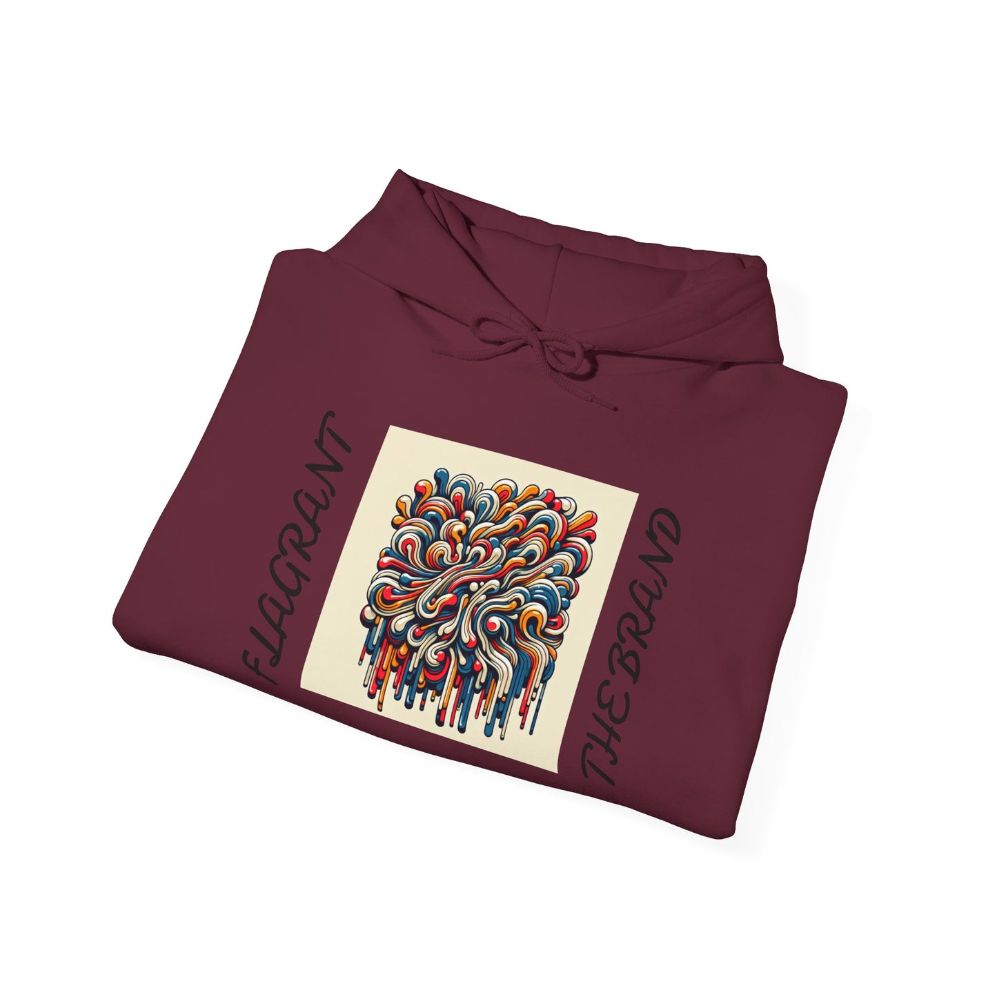 Flair & Bold Unisex Heavy Blend Hoodie - Artistic Design for Everyday Comfort