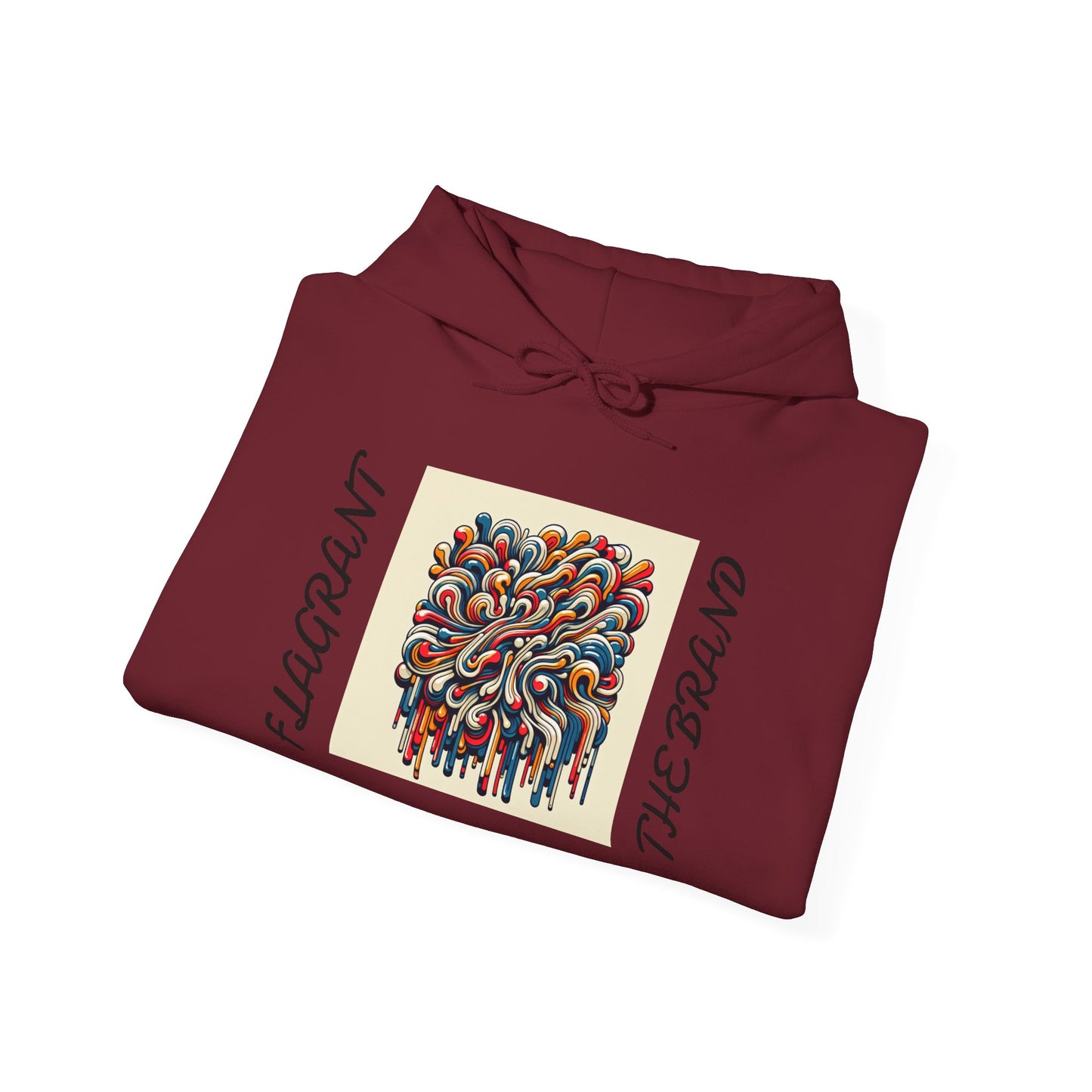 Flair & Bold Unisex Heavy Blend Hoodie - Artistic Design for Everyday Comfort