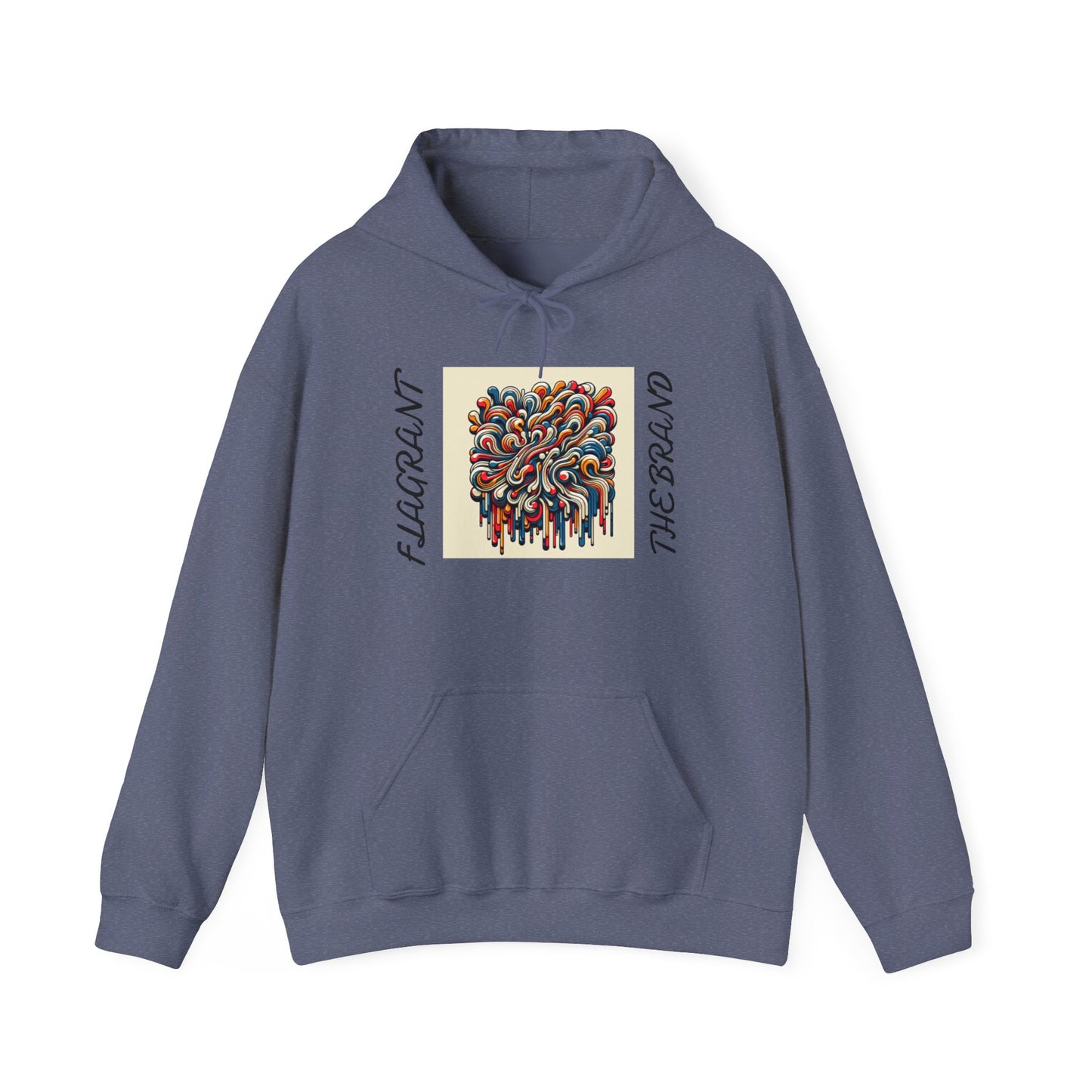Flair & Bold Unisex Heavy Blend Hoodie - Artistic Design for Everyday Comfort