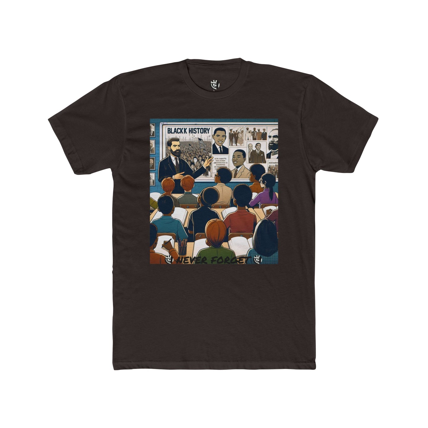 Unisex Cotton Crew Tee - Celebrating Black History Design