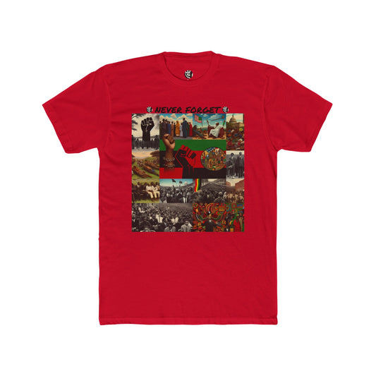 Never Forget  Black History  Unisex Cotton Crew Tee