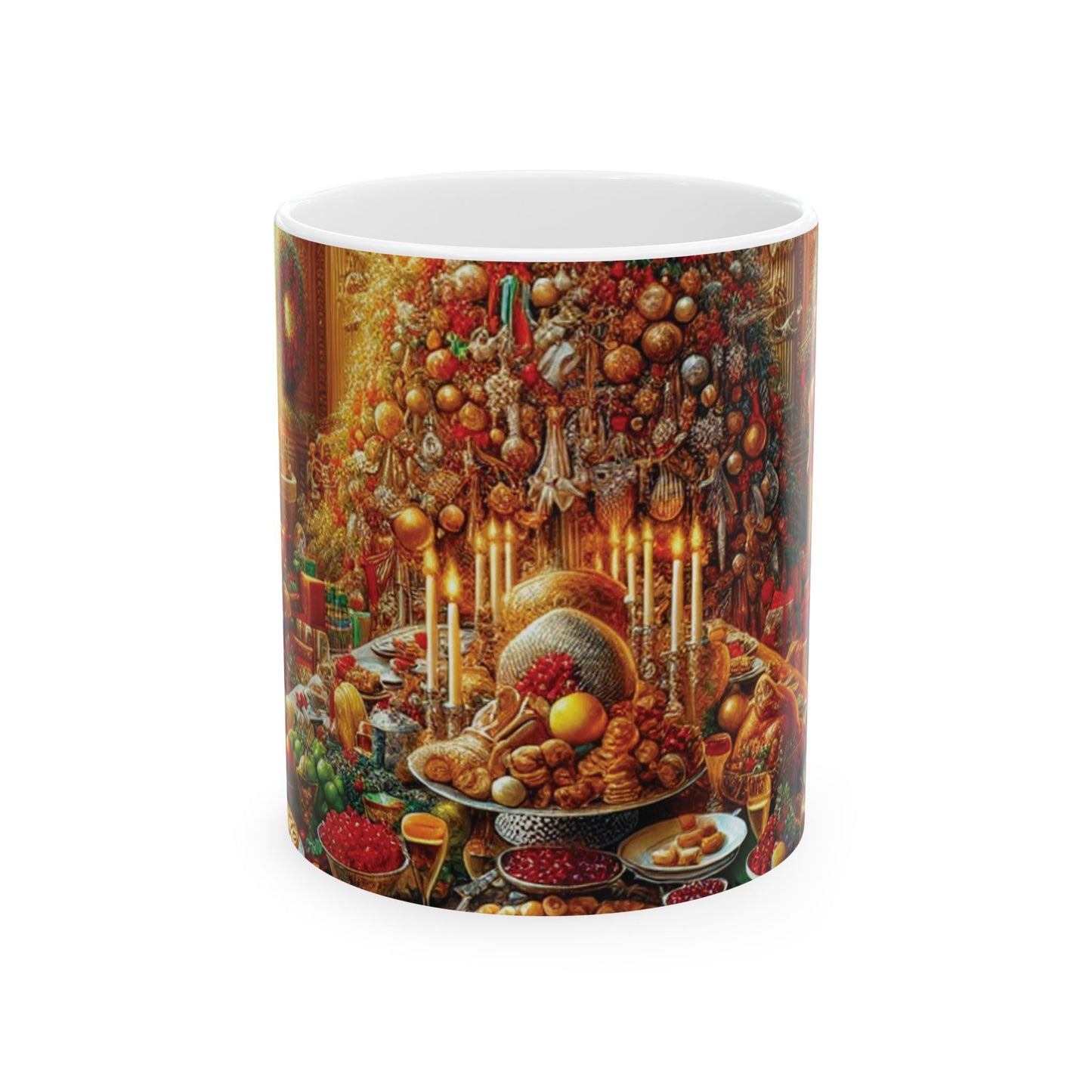 Festive Holiday Ceramic Mug - Perfect for Cozy Winter Moments