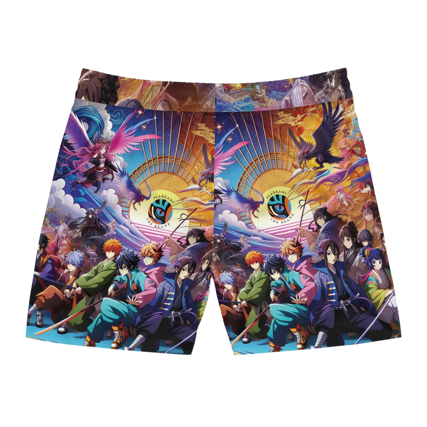 Men's Mid-Length Swim Shorts (AOP)