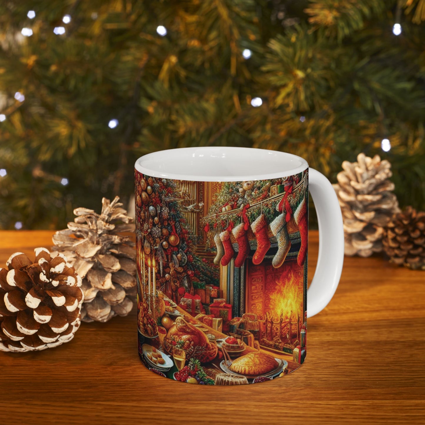 Festive Holiday Ceramic Mug - Perfect for Cozy Winter Moments