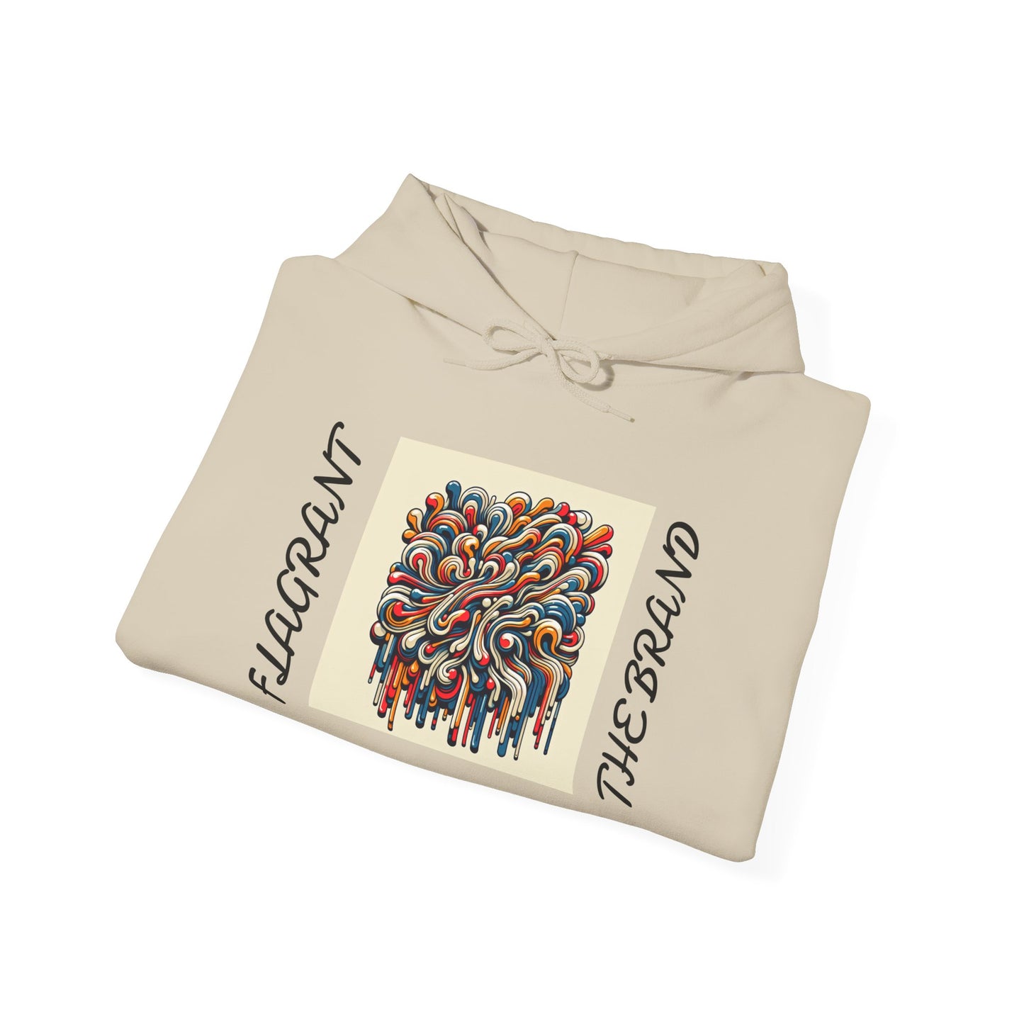 Flair & Bold Unisex Heavy Blend Hoodie - Artistic Design for Everyday Comfort