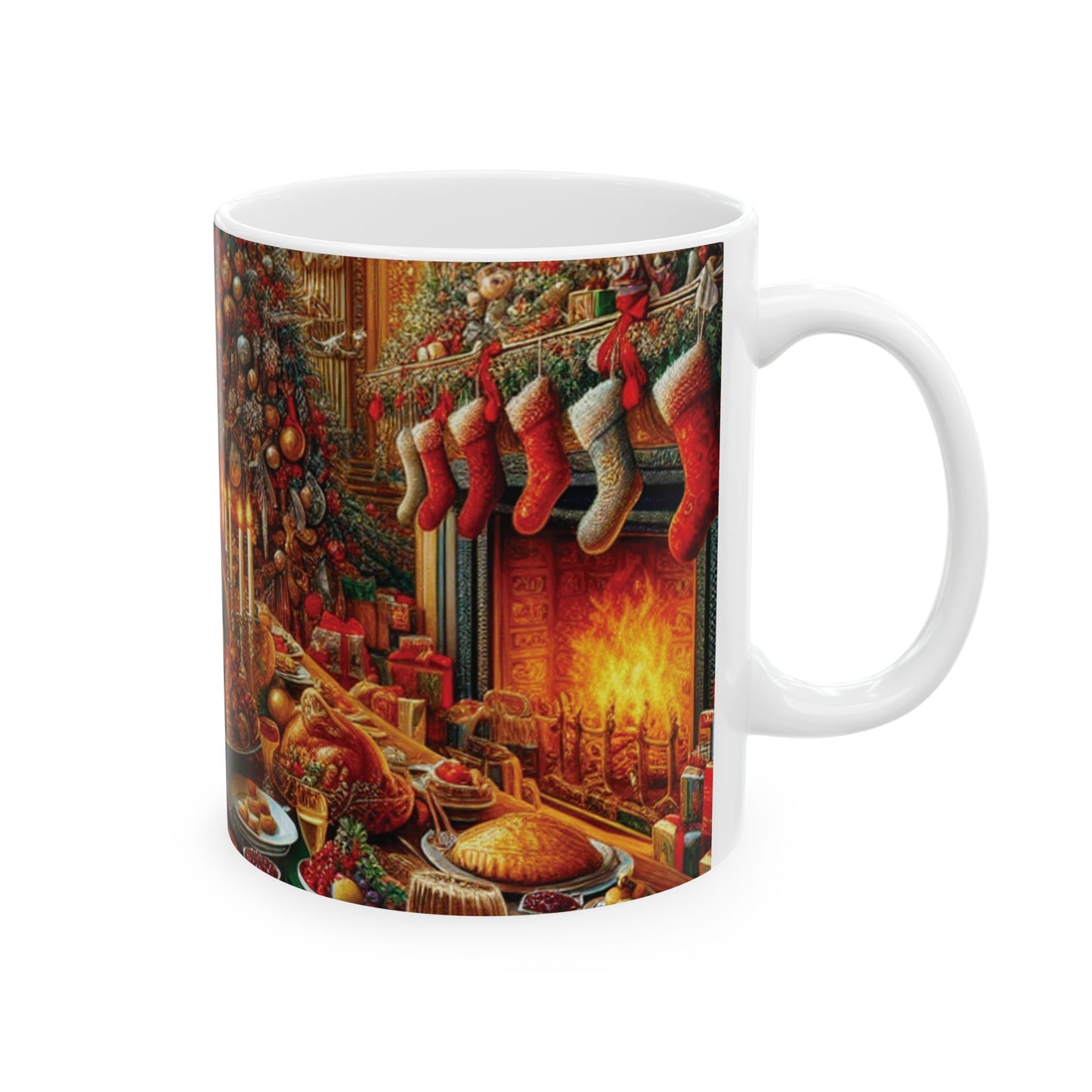 Festive Holiday Ceramic Mug - Perfect for Cozy Winter Moments