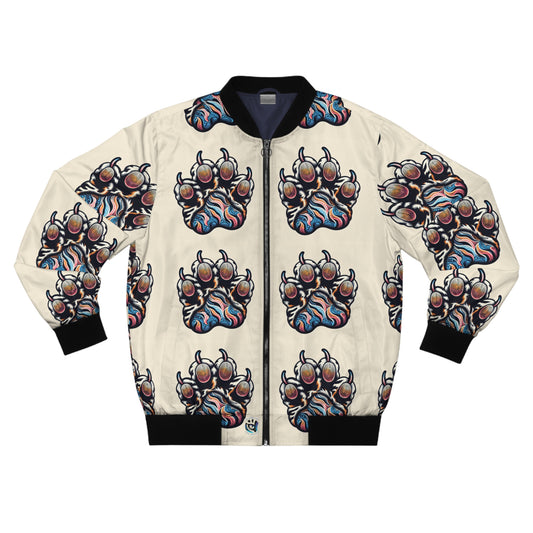 Men's Stylish Graphic Bomber Jacket - Unique Artistic Design for Trendsetters