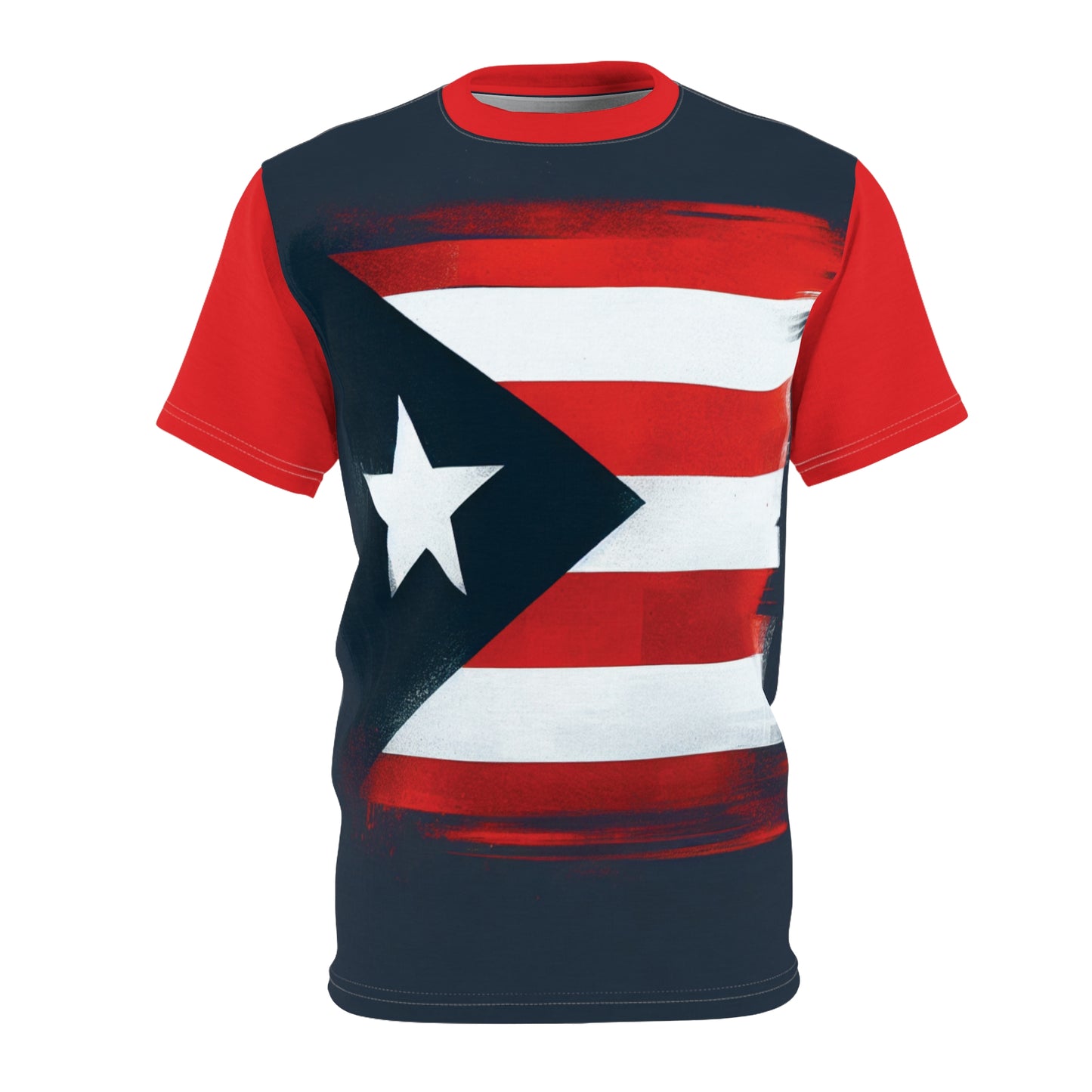 Cuban Flag Unisex Cut & Sew Tee - Bold Graphic T-Shirt for Celebrations & Everyday Wear